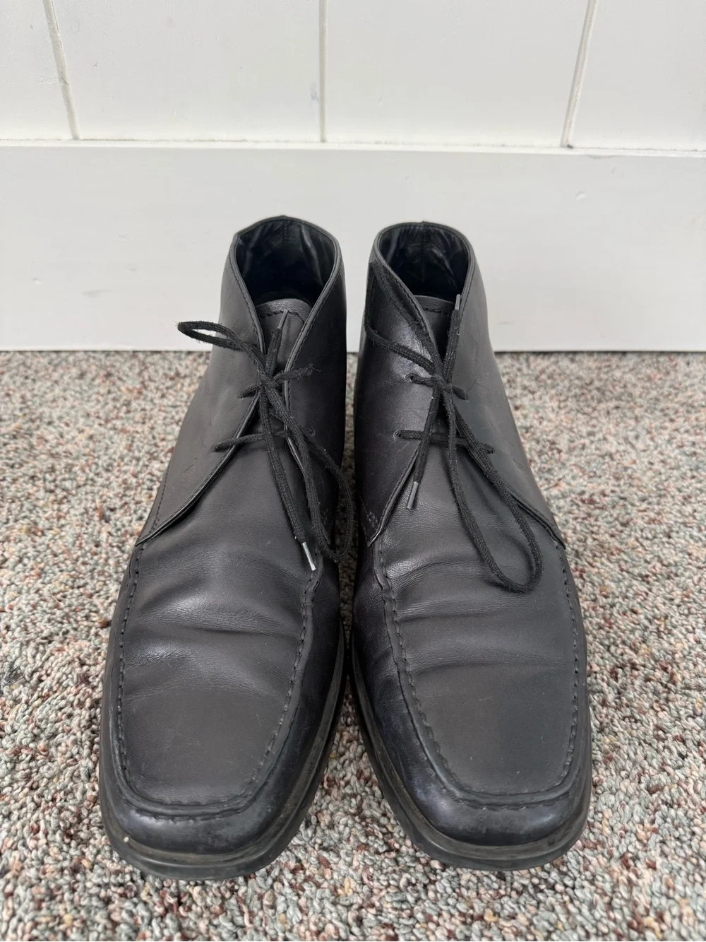 Tods Black Leather Chukka Boots size 8